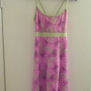 SOYBU Athletic Pink/Green/Black Dress in Large